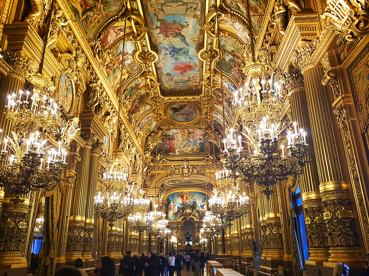 Grand Foyer, Opera Garnier, Opera House, Paris