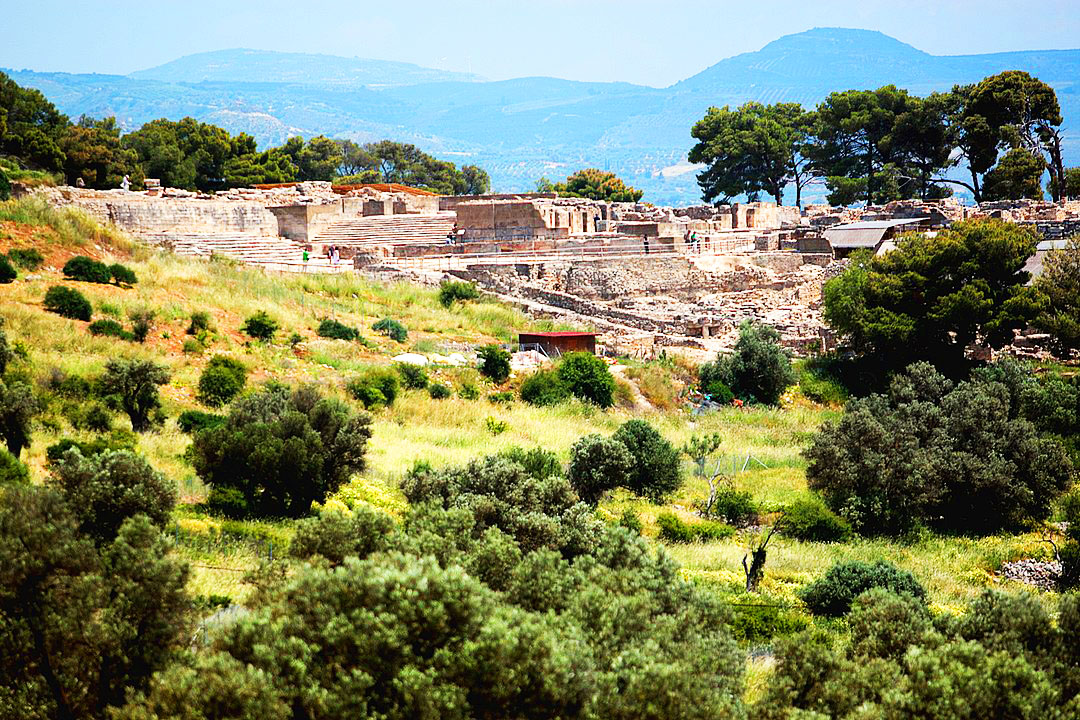 Palatul minoic de la Phaistos, Creta